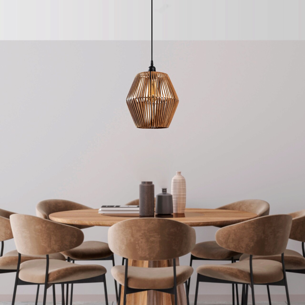 Lustra, Opviq, 390FLH2173, Camel - imagine 7